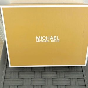 Michael Kors Gillian Wedge Denim. Size 11